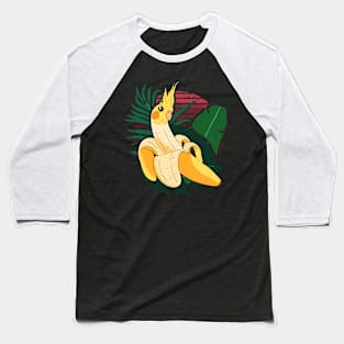 vaporwave forest banana cockatiel Baseball T-Shirt